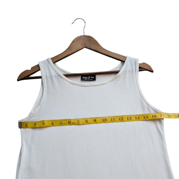 Miik Mariska Asymmetrical Tunic Dress White Micromodal Scandi-girl Women Medium - Picture 11 of 14